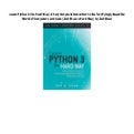 Learn Python 3 the Hard Way: A Very Simple Introduction to the ...