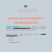 Learn about Security Orchestration