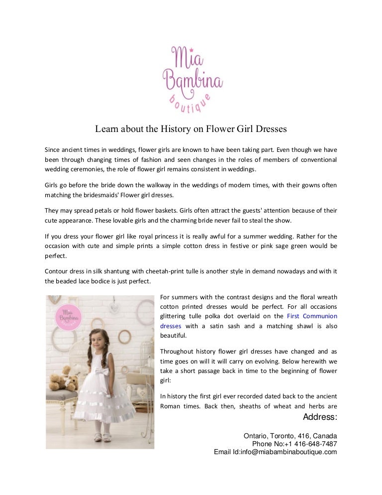 flower girl changing dresses