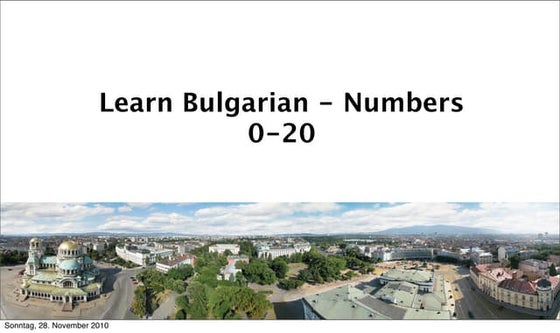 Learn Bulgarian Easily presentations
