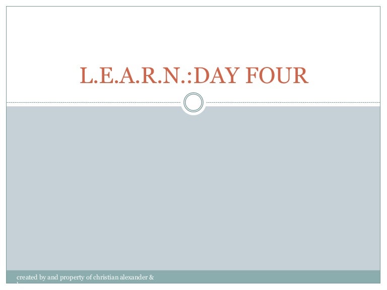 L.e.a.r.n....Conflict resolution and guest services