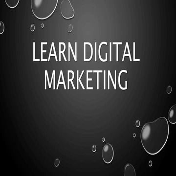 Learn digital marketing