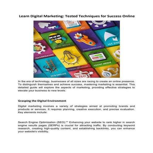 Digital Marketing Strategies. An Overview | PPTX