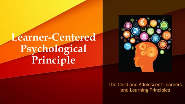 Learner Centered Psychological Principle Pdf Learner Centered Psychological Principle Pdf