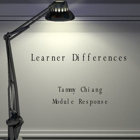 Learner Differences