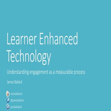 Learner enhanced technology