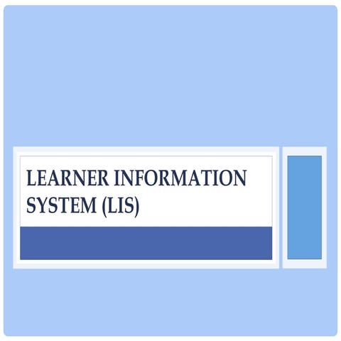 Learner information system