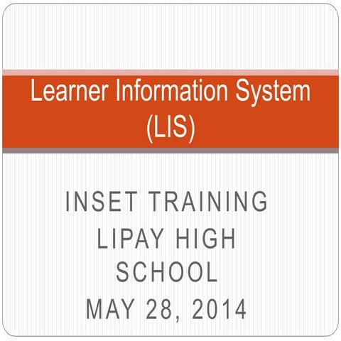 Learner information system v.2.0.