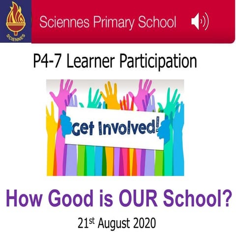 Sciennes P4-7 Assembly Learner Participation 21.8.20