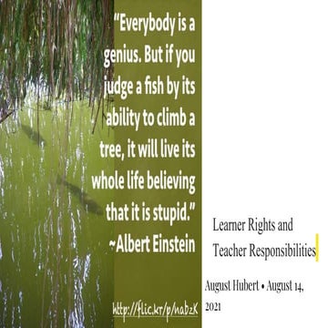 Learner rights and teacher responsibility | PPTX