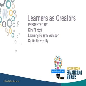 Learners as Creators