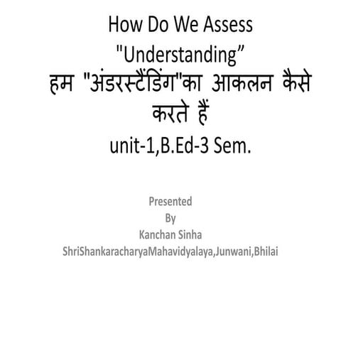 Learners understanding,unit 1, 15-9-20