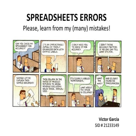 Learn from My (Many) Mistakes! | PPTX