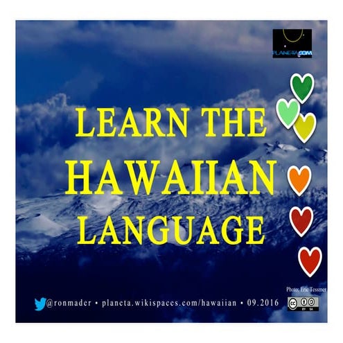 Learn the Hawaiian Language