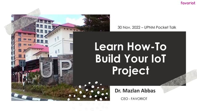 Learn How-To Build Your IoT Project Circuit Diagram