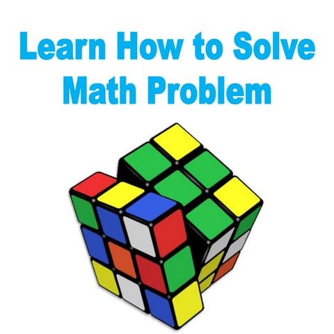 Learn How to Solve Math Problem | PPSX
