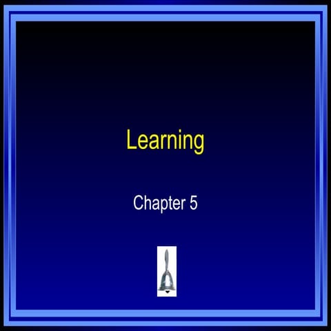 Learning in Organisational Behaviour