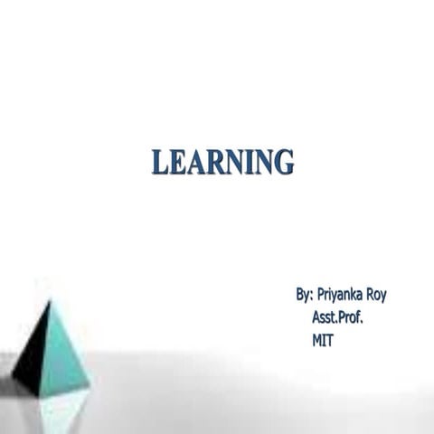 Learning  13042020