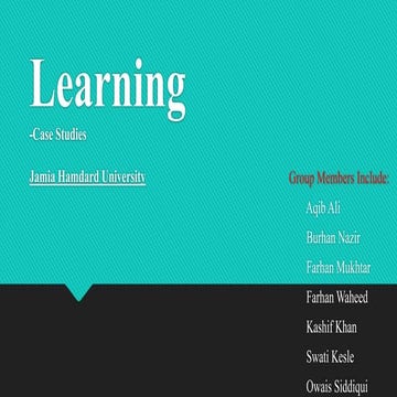 Learning. case study on mtv and harley davidson.