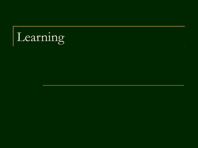 Learning#