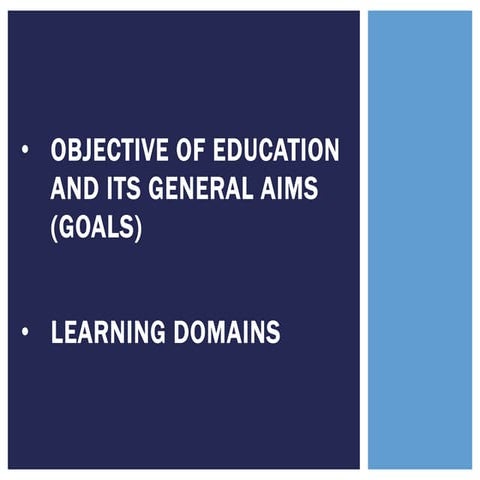 Learning domains