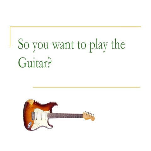 Learning Guitar Now:  Beginner Guitar Lesson