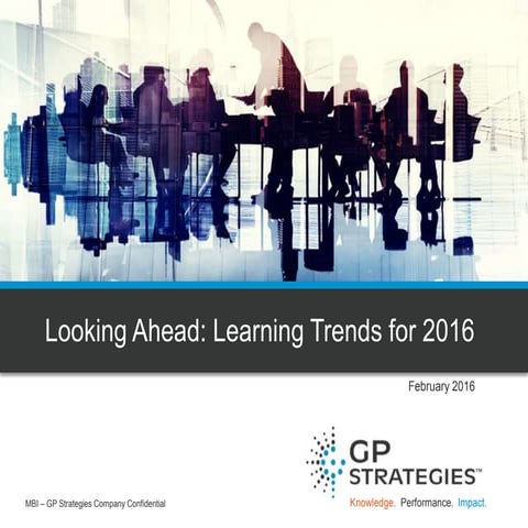 Learning Trends 2016 Webinar