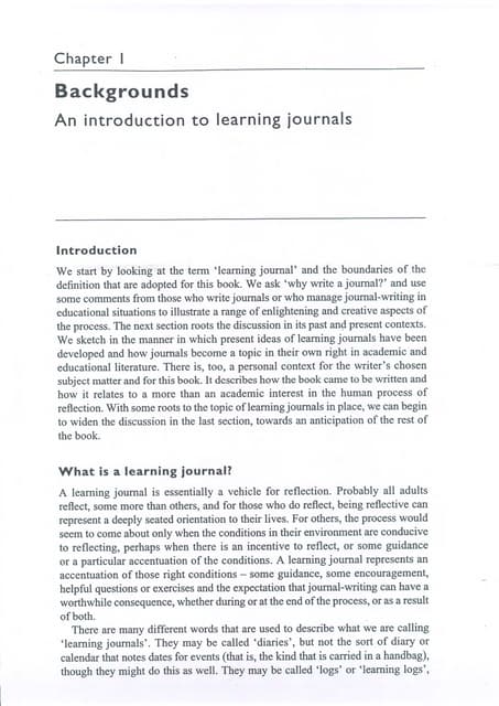 Learning journals completo | PDF
