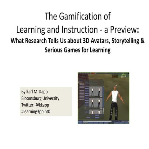 Learning 3.0  gamification