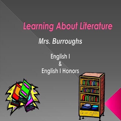 Learning about literature