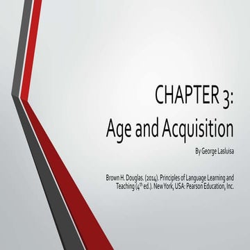 Age and Acquisition