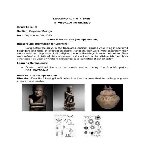 LEARNING ACTIVITY SHEET G9 Visual Arts.docx