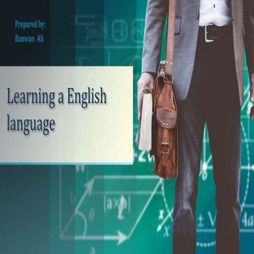 Learning a english language