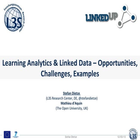 Learning Analytics & Linked Data – Opportunities, Challenges, Examples