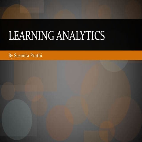 Learning Analytics