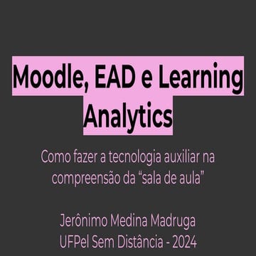 Learning analytics - UFPel Sem Distância 2024
