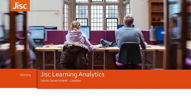 Learning analytics inside government
