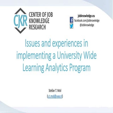 Learning analytics the good the bad & the ugly