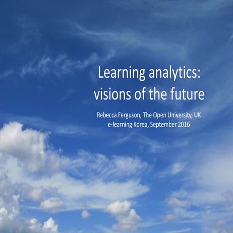 Learning analytics visions: e-learning Korea