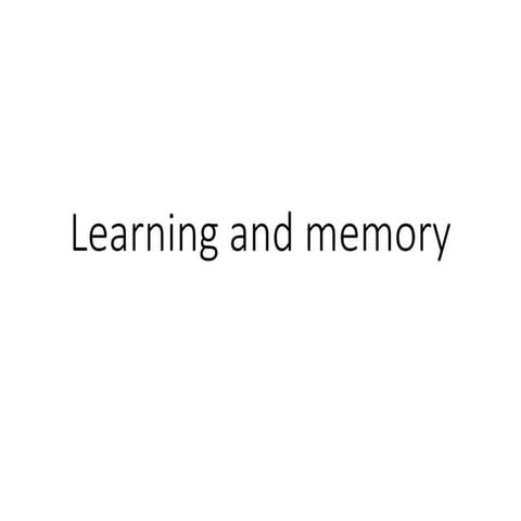 learning and memory.pptx learning and memory.pptxlearning and memory.pptx