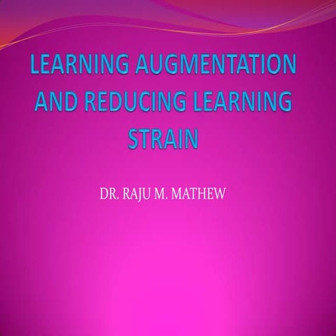 MAKING LEARNING STRESS-FREE TO SAVE THE CHILDREN: NEW THEORIES AND STRATEGIES 