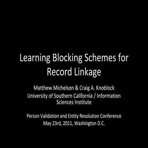 Integrating Conflicting Data_PVERConf_May2011 | PPT