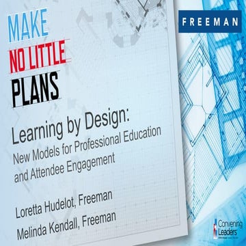 PCMA 2015 Presentation - Learning By Design