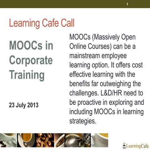 MOOCS@Work Working Group Session 2