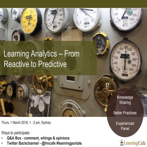 Learning Analytics – From Reactive to Predictive | PPTX | Internet ...