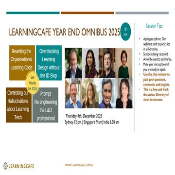 12th Annual LearningCafe Omnibus 2025 Slide Deck