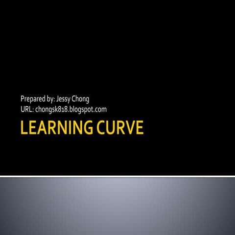 Learning curve