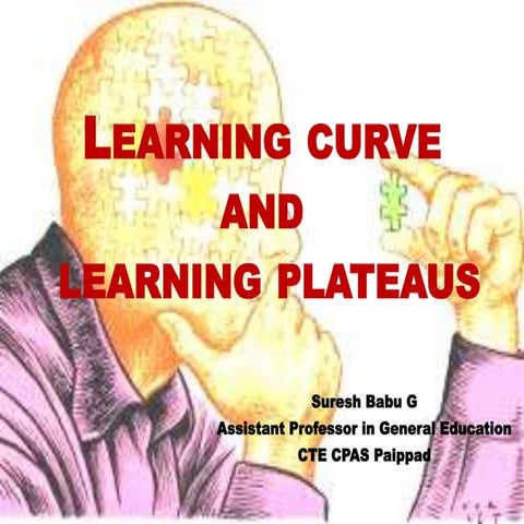 Learning curve and Learning Plateaus 
