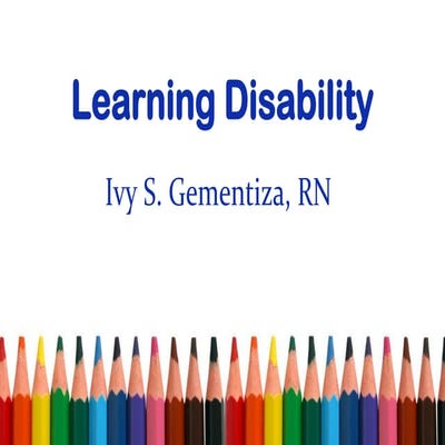 Learning disability