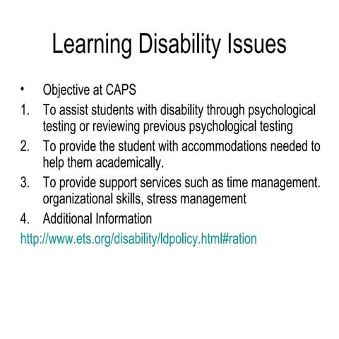 Learningdisability